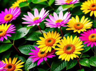 Fototapeta premium spring flowers background
