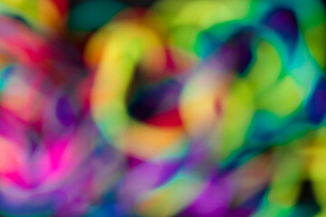 Blurred multicolored lines in background