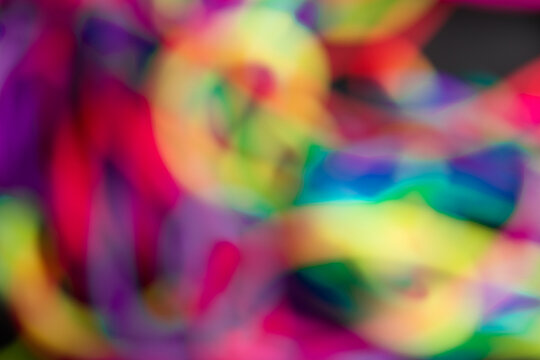 Blurred multicolored lines in background
