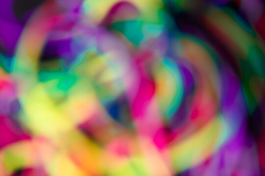 Blurred multicolored lines in background