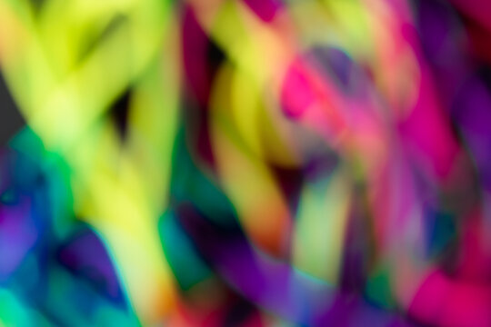 Blurred multicolored lines in background