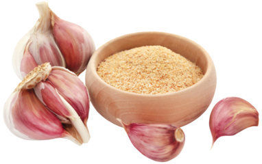 Garlic powder whith whole bulb