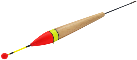 Fishing float with lead sink