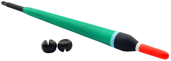 Fishing float with lead sink © Swapan