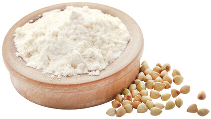 Buckwheat with flour