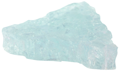 Broken glass crystal