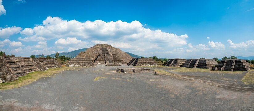 Nature near the Pyramids of teotihuacan in Mexico City