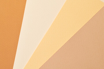 Rough kraft paper background, paper texture different shades of brown. Mockup with copy space for text