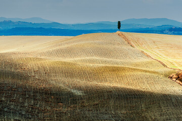 Tuscan landscape of the Sienese hills