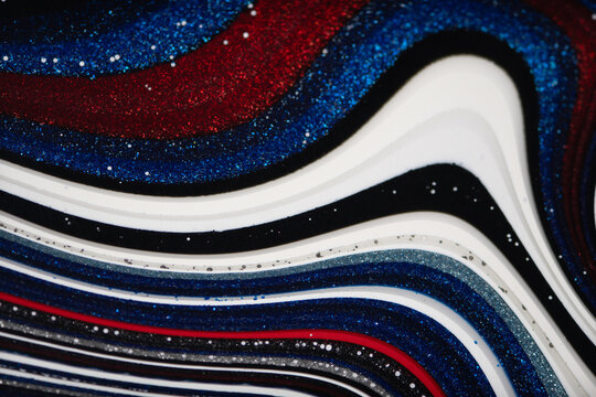 Surface of colorful fordite