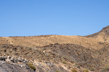 Mountains in Natural Park Jandia, Fuerteventura