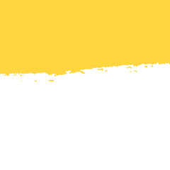 yellow paint brush stroke