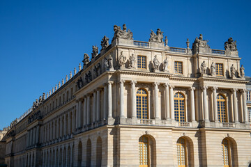 Fototapeta na wymiar Façade du Château de Versailles