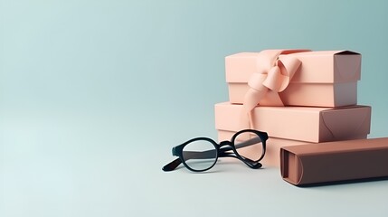 Happy fathers day decoration background with copy space text