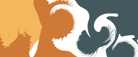 trendy covers design. geometric design