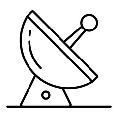 GPS Signal Outline Icon