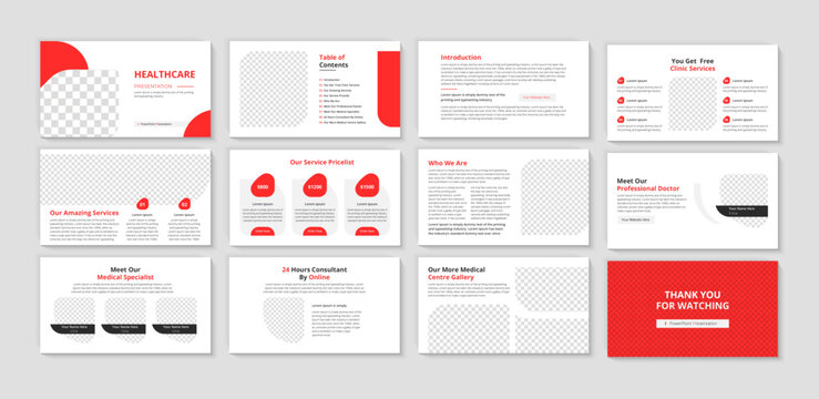 Medical PowerPoint presentation template with ppt design