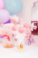 colorful array of different childs sweets and treats 