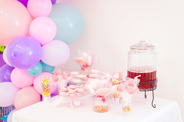 colorful array of different Childs sweets and treats