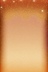 Caramel Brown Background Glitter SilhouettesVertical Mobile Postcard. Generative AI