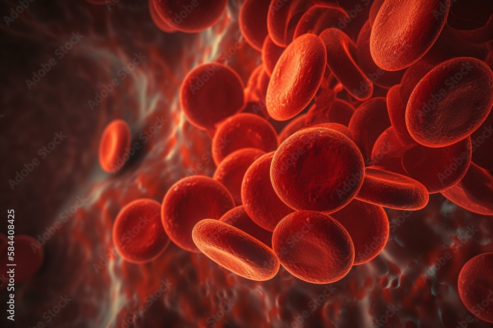 Poster erythrocytes in sickle cell trait generative ai