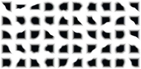 Halftone Abstract Background Set of 50