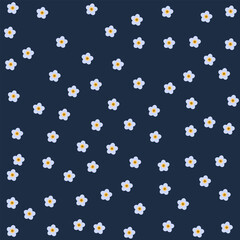 Fototapeta na wymiar Floral seamless pattern with small flowers. Pretty for fabric, textile, wallpaper