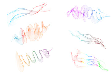 Abstract Smoke Transparent Background