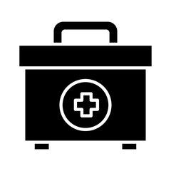 Obraz premium First Aid Kit Glyph Icon