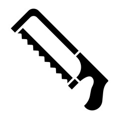 Handsaw Glyph Icon