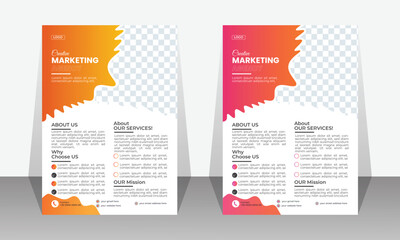 Creative professional a4 flyer, flyer template layout design, business flyer, Business brochure flyer design layout template
