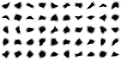 Halftone Abstract Background Set of 50