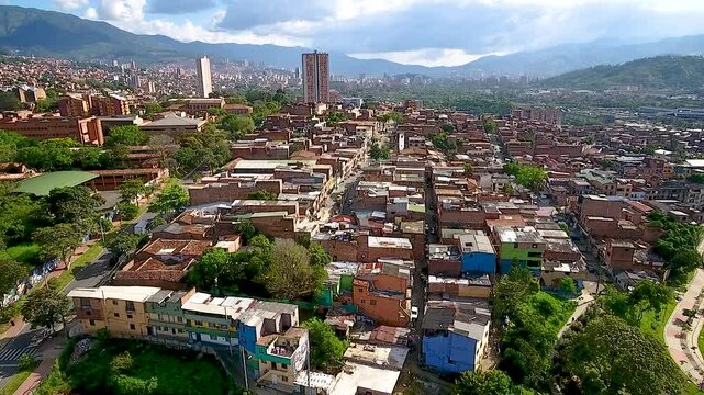 Ciudad Medellin Colombia 