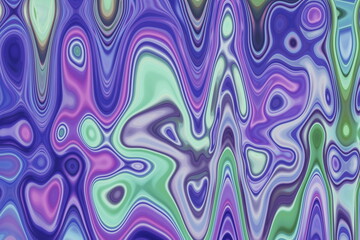 Fototapeta premium Colorful Fluid art background. Marbled effect Liquid inks template for your&nbsp;design, banner, flyer, business card, poster, wallpaper, brochure