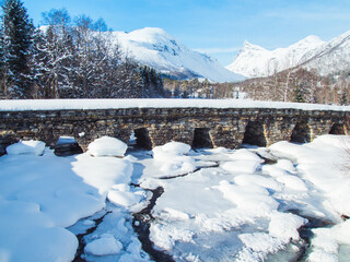 Winterliche Landschaft in Norwegen