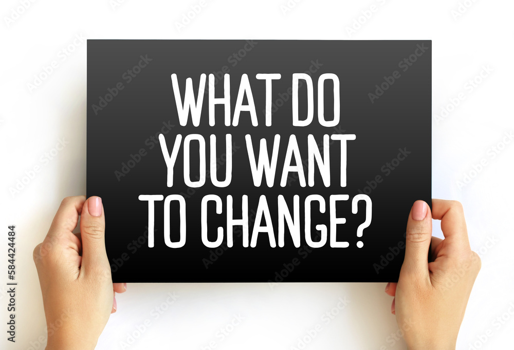 Poster what do you want to change question text on card, concept background