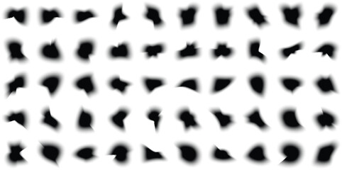 Halftone Abstract Background Set of 50