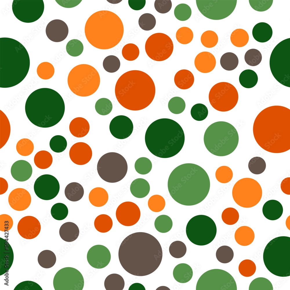 Poster simply seamless geometric pattern with circles. abstract background texture.