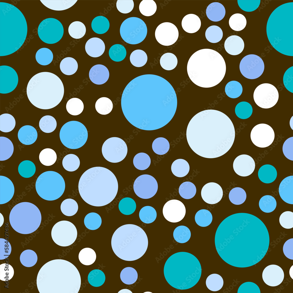Poster simply seamless geometric pattern with circles. abstract background texture.