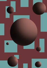 background with squares