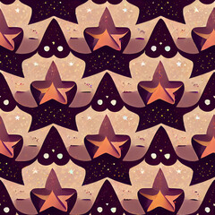 seamless pattern with stars