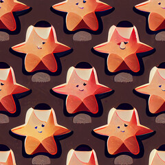 seamless pattern with stars and stripes