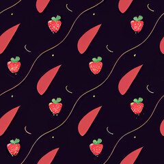seamless pattern with flowers