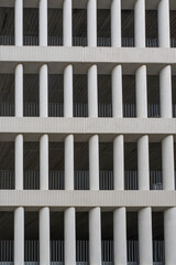 Fototapeta premium Detail of the exterior facade of a modern building