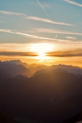 Bavaria Mountain Sunset