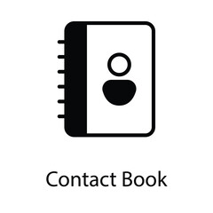Contact Book icon. Suitable for Web Page, Mobile App, UI, UX and GUI design.