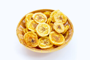 Banana stuffed with tamarind. Fruit snack