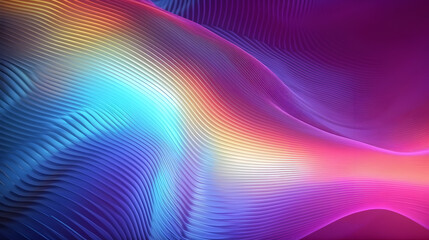 Obraz premium Abstract 3D Render of Iridescent Glass Light Emitter with Mesmerizing Glow