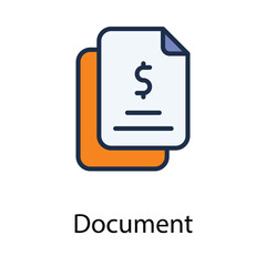 Document icon. Suitable for Web Page, Mobile App, UI, UX and GUI design.