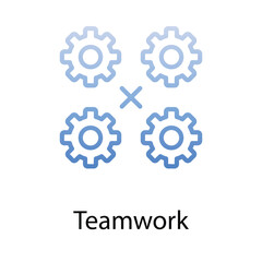Teamwork icon. Suitable for Web Page, Mobile App, UI, UX and GUI design.